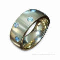 Stainless Steel Ring with US Standard Size, Customized orders and Styles Accepted